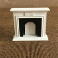 thumbnail image 4 of Zeceouar 1:12 Dollhouse Miniature Furniture Simulation White Fireplace Mini Decoration, 4 of 7