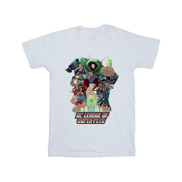 DC Comics Mens DC Comics DC League Of Super-Pets Super Powered Pack T-Shirt