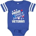 thumbnail image 3 of Inktastic Proud Granddaughter of a Veteran Veterans Day Girls Baby Bodysuit, 3 of 5