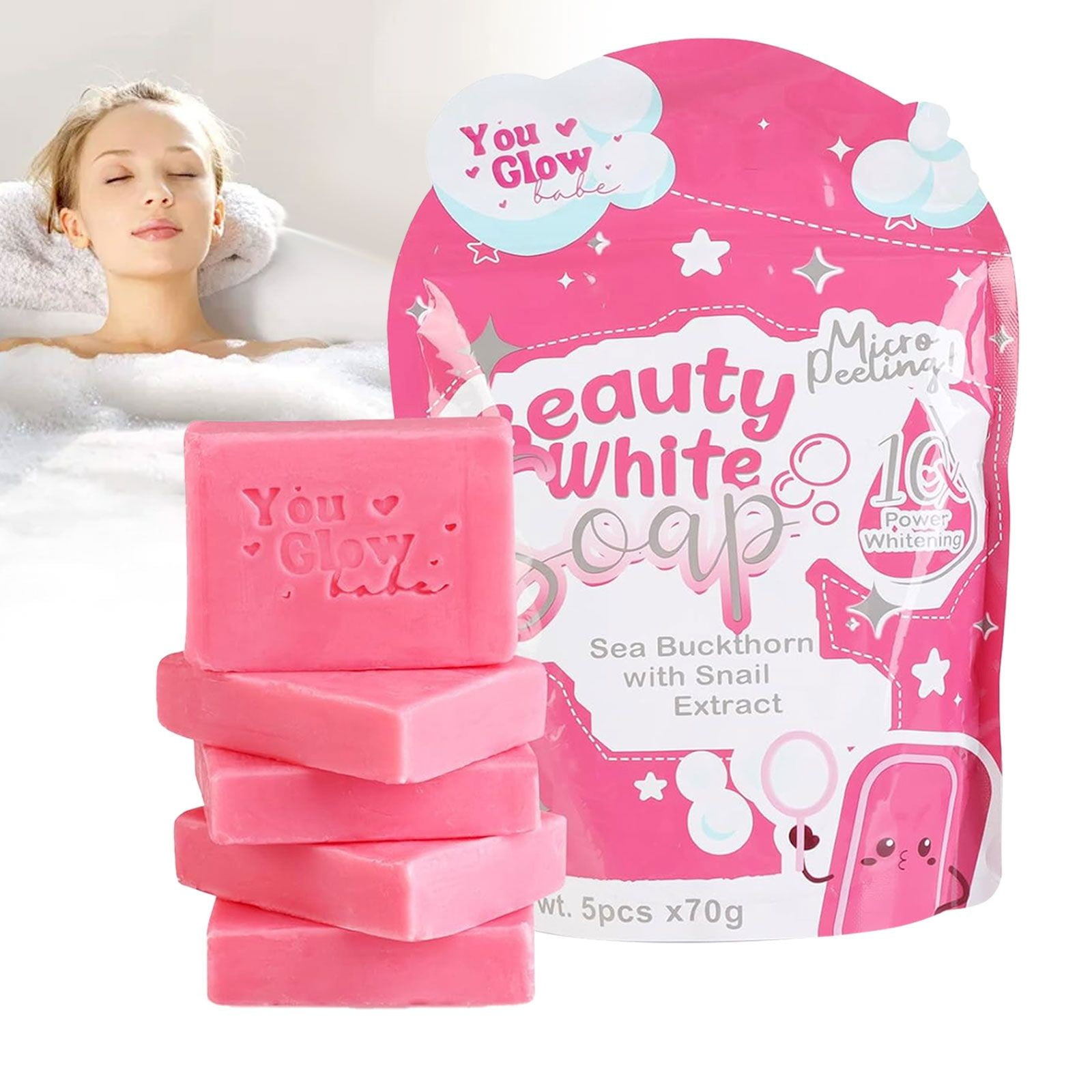 glutathione soap walmart canada You Glow Babe,You Glow Babe Soap,Sea Buckthorn with Snail Extract,Gentle,Effective,Moisturizing,5 x 70 g Packaging it offers a nourishing cleanse without drying Gluta Milk Soap Glutamilk Soap