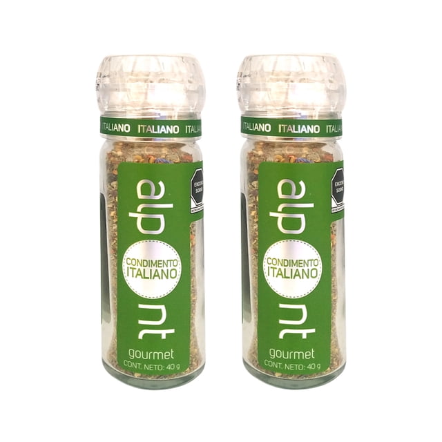 ALPONT GOURMET Molinillo Italiano 40g 2 Piezas
