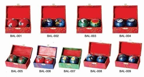 #4 Golden Chinese Healthy Exercise Massage Metal Balls