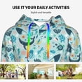 thumbnail image 6 of KLL Sea Life for Womens Pullover Hoodie with Pocket Hooded Long Sleeve Shirts Sweatshirt for Women-X-Large, 6 of 7