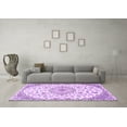 thumbnail image 3 of Ahgly Company Indoor Rectangle Medallion Purple Traditional Area Rugs, 7' x 10', 3 of 4