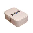 thumbnail image 3 of Birdeem 26 Letters Earring Jewelry Display Storage Box Case Organizer Flannel Tray Holder Gift, 3 of 10