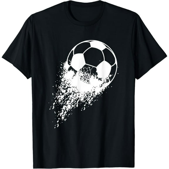 t-shirt Soccer Player Sports Vintage Men Boys Soccer Ball T-Shirt.