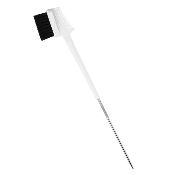 Vocoste Dual Comb Eyebrow Brushes Eyelash Eyebrow Travel Makeup Tool White 8.15" Length