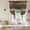 Green, variant on Brown Teal Wooden Balloon Curtains for Bedroom/Front Door/Bathroom, Vintage Farmhouse Retro Art Tie Up Curtains 63 Inch Length Light Filtering Kitchen Curtains Shades for Windows 46"x63"