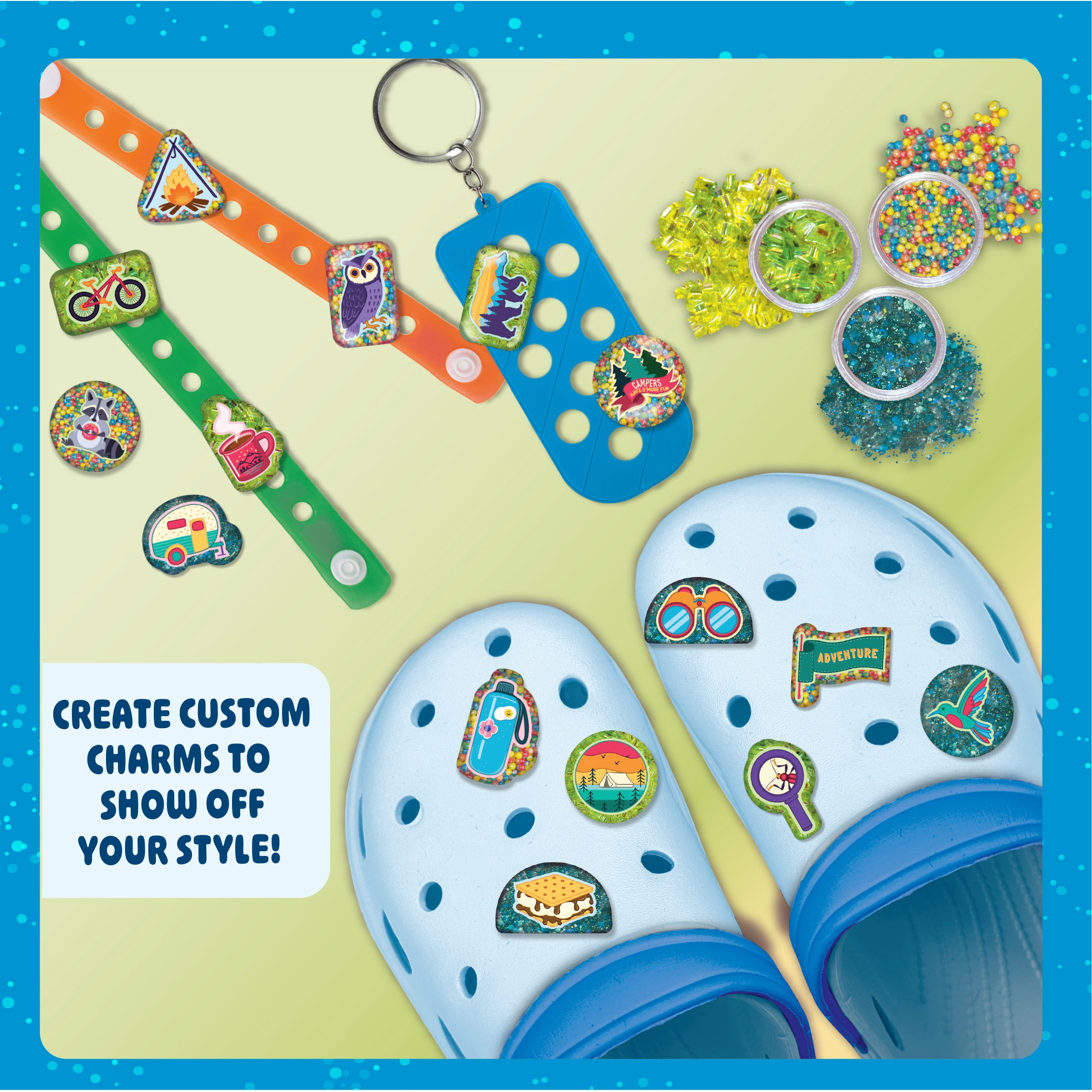ArtSkills JellyBitz DIY Charm Maker Craft Kit for Kids - Trail Mixers