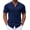 Blue Violet, variant on Mens Knit Polo Short Sleeve Knitted Button Down Polo Shirt Retro Guayabera Shirts Casual Beach Resort Wear Shirts
