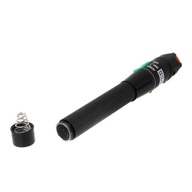 Visual Fault Locator 30mW Red Light Source Fiber Optic Cable Tester Pen Tool 