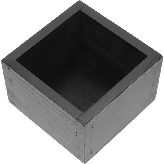 CTIRCHIU Bonbon Japonais Box Wood Sake Box Black 1Pack