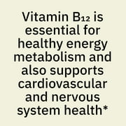 Spring Valley Extra Strength Vitamin B12 Supplement, 5000 mcg, Berry, 2 fl oz, Fast Acting Liquid for Metabolism Support