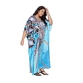 thumbnail image 5 of Oussum Women Plus Size Poly Satin Kaftans Dresses Gown Long Maxi Kimono Ladies Caftans, 5 of 7