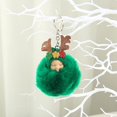 thumbnail image 5 of Gibobby Llavero de lana de peluche de Navidad muñeco de peluche colgante de ángel pequeño juguete de peluche de Navidad para regalo(Verde), 5 of 5