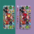 thumbnail image 4 of Case For VIVO Y55 Y52S Y53S Y66 Y71T Y73S 5G Y85 Y93 Z5X Z6 Simple Liquid Silicone Case Marvel Cartoon Iron Spider-Man Poster, 4 of 5