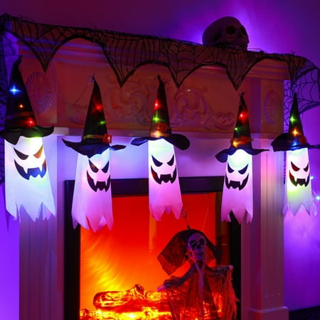 

Christmas Ornaments 2024 Clear Ornaments Decoration Pumpkin Hat Hanging Lamp Light String Festival Atmosphere Light Garden Home Decoration
