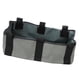 thumbnail image 5 of Bolsa para andador con gancho y bucle de almacenamiento portátil de nailon debajo del asiento cesta para silla de ruedas para paraguas gris, 5 of 8