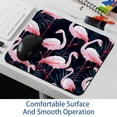 thumbnail image 6 of Flamingo Gaming Mouse Pad Desk Mat, Square 8.3x9.8 Inch Non-Slip Rubber Bottom Printed Design for Office and Gaming, 6 of 6