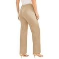 thumbnail image 4 of Roaman's Women's Plus Size Wide Leg Bend Over Pant, 4 of 4