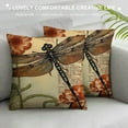 thumbnail image 3 of COMIO Tache  Square Exotic European Vintage Fly High Dragonfly Decorative Cushion Pillow Throw Cover, 3 of 5