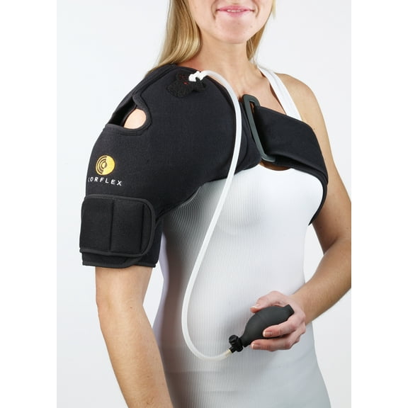Corflex Cryo Pneumatic Shoulder Support With 0 Gel Packs