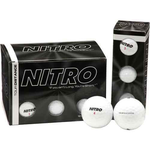 Nitro Golf Tour Distance Golf Balls, 12 Pack - Walmart.com 