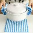 thumbnail image 6 of Tripumer 12 Pack Microfiber Cleaning Cloth Kitchen Towels Dish Rags for Dish Drying Washing Absorbent Streak Free Lint Free Rags Reusable, 6 of 7