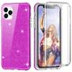 thumbnail image 4 of Funda completa de TPU de doble cara para iPhone 11 Pro Max (purpurina púrpura), 4 of 9