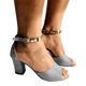 thumbnail image 2 of MKLEKYY Sandalias de Mujer, Estilo Europeo y Retro, de Comercio Exterior, de Talla Grande, Huecas, Ligeras, Con Suela Suave, Informales, para Mujer, 2 of 4