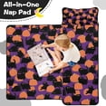thumbnail image 4 of Purple Halloween Black Cats and Pumpkins Toddler Nap Mats for Kids Preschool,50"x20" Sleeping Mat Bag or Kids,Toddler Sleeping Bag,Toddler Nap Mat or Daycare, 4 of 6