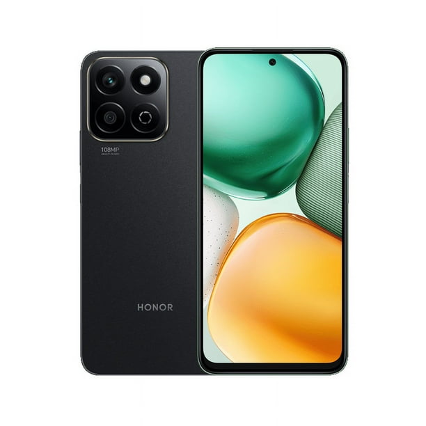 Teléfono HONOR X7c 8G+256GB 4G Resistente a caídas y al agua Negro medianoche