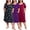 Set4, variant on Nightgowns for Women Plus Size Pleated Sleepwear with Pockets 3 Pack