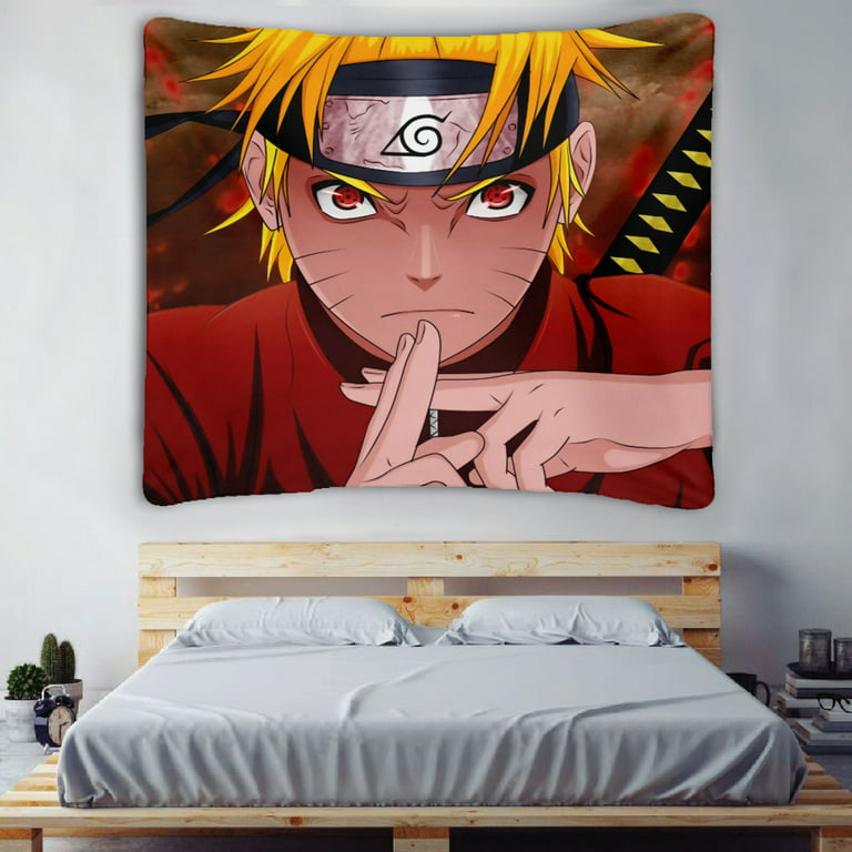 Naruto Background Cloth Wall Hanging Decor Boys Room Decor Wall ...