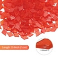 thumbnail image 2 of 200g Mosaic Tiles Rhombus Shape Glass Mosaic Tiles Stained Mosaic Glass for Art Crafts DIY Projects Transparent Red, 2 of 5