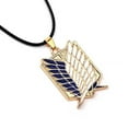 thumbnail image 4 of Collier Personnage d'Anime Attack on Titan Collier Pendentif Logo du Corps d'Enquête, 4 of 7