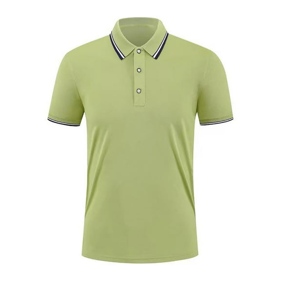 Aloohaidyvio Mens Short Sleeve Solid Stretch Cotton Pique Polo Shirt,Polo Shirts for Men Clearance