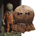 thumbnail image 1 of Bolsa de tela de calabaza para hombre, cubierta para la cabeza, máscara de truco o trato, accesorios de Halloween de terror, no se enreda con los niños, envío gratis Fivean unisex, 1 of 1