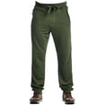 thumbnail image 2 of Ma Croix Mens Fleece Jogger Pants Slim Fit Athletic Activewear, 2 of 5