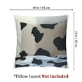 thumbnail image 4 of Cow Spot Print Throw Pillow Covers Soft Corduroy Pillowcase Decorative Cushion Cover Modern Square Cushion Cases for Living Room Bed Sofa Bedroom Pillow Included, 4 of 7