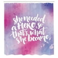 thumbnail image 3 of Ambesonne Feminist Shower Curtain, Theme Female Hero, 69"Wx84"L, Multicolor, 3 of 5