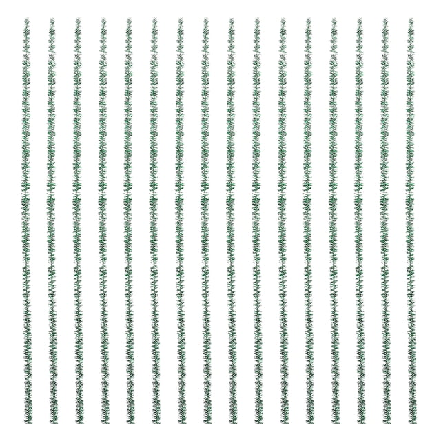 200pcs Bricolaje Palos con purpurina Twist Glitter Sticks Christmas Twist Sticks DIY Christmas Stick (Verde)