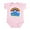 Petal Pink, variant on - Rainbow Principles Kids Infant Bodysuit - Baby Light Bodysuit, Size Newborn - 24 Months