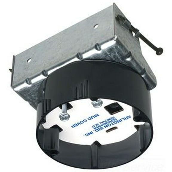 Arlington FB417S Plastic Ceiling Fan/Fixture Mounting Box 3.5 Inch 20 Cubic-Inch