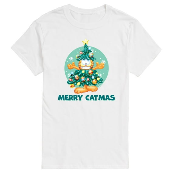 Garfield - Merry Catmas - Men's Short Sleeve Graphic T-Shirt