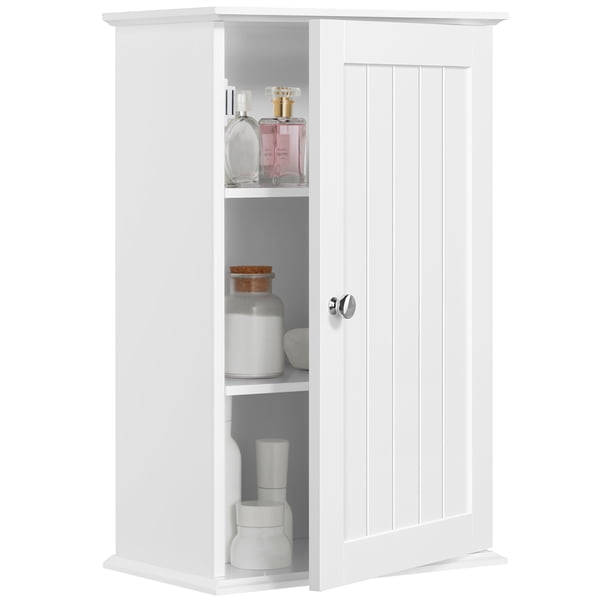 3 Tiers Storage Wall Mounted Cabinet Bathroom Kitchen Living Room White - Walmart.com - Walmart.com