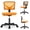 Orange, variant on Atilioo Kids Desk Chair, Ergonomic Low-Back Mesh Computer Table Chair with Lumbar Support, Armless Swivel Rolling Chair for Home Bedroom Study, Ideal for Students and Teens, Orange
