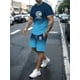 thumbnail image 2 of Traje deportivo transpirable de secado rápido para hombre, camiseta de manga corta, traje de Jogging, moda informal, Verano, 2 of 5
