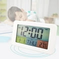 thumbnail image 6 of Sunrise Alarm Clock Qwtwty Digital Alarm Clock with Colorful LCD Display Temperature Monitor Snooze Alarm with Smart Clock Calendar, 6 of 7