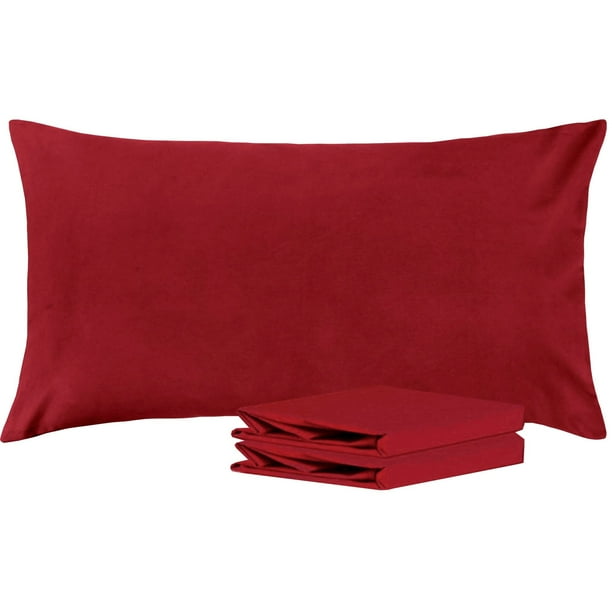 NTBAY Super Soft Luxury Solid Color 100 Microfiber King Pillow Cover